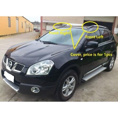 1pcs Roof Luggage rack guard Black color plasitc cover for Chinese Qashqai SUV Auto car motor parts