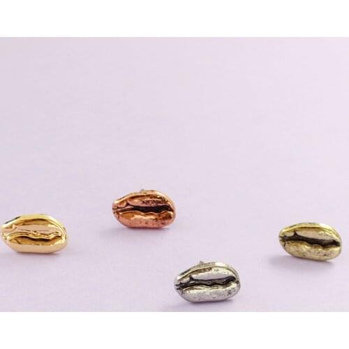 Coffee Beans 1Pcs Brooch Metal Pin Lovely Coffee Beans 4 color Brooches Lapel Pins For Women Men Jewelry Gifts Spille Brosche