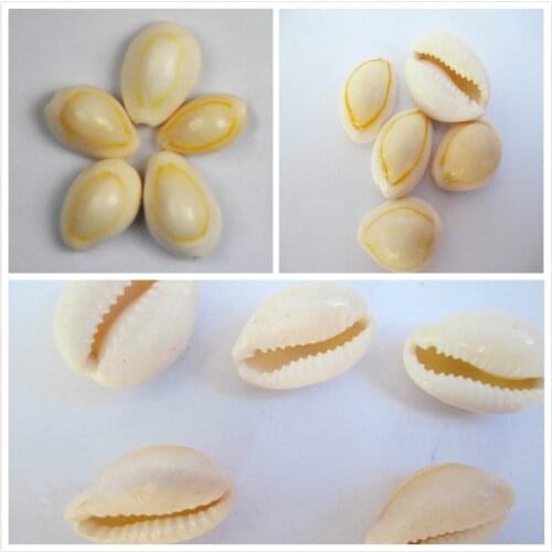 100Pcs Yellow White DIY Sea Shell Jewelry Accessories for Women Sea Shells Earrings Bracelet Necklace Jewelry Decor Fashion