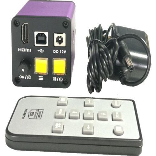 2018 Remote control 1080P 16MP HDMI USB Industrial Video Microscope Camera TF card Recorder Electronic PCB phone repair