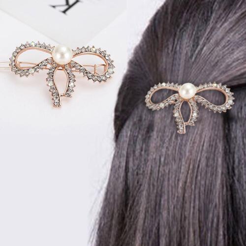 2019 3 Pcs/Set Korean Style Girls Barrettes Crystal Rhinestone Hair Clips Women Butterfly Love Shaped Hairpins Clamp Accessories