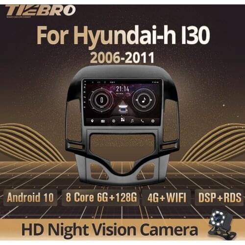 2DIN Android10 Car Radio For Hyundai-h I30 2006-2011 GPS Navigation Stereo Receiver Auto Radio Bluetooth Player Car Receiver IGO