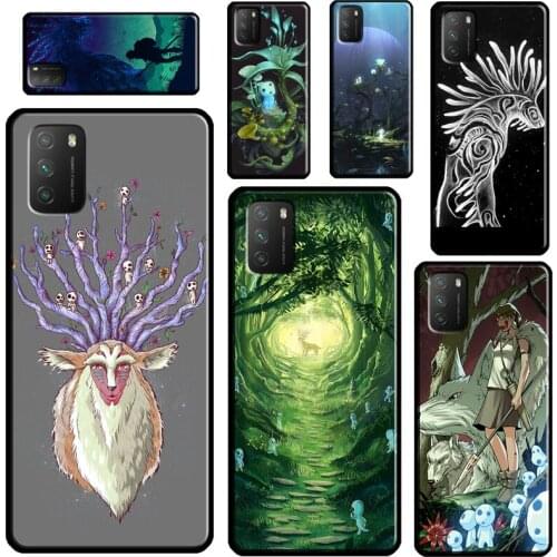 Forest Spirit Princess Mononoke Case For POCO M3 Pro F3 X3 Pro Cover For Xiaomi Mi 11 Lite Ultra Mi 10T Pro Note 10 Lite