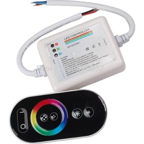DC12V 24V Wireless RF Touch Panel LED RGB Dimmer Remote Controller For RGB LED Strip