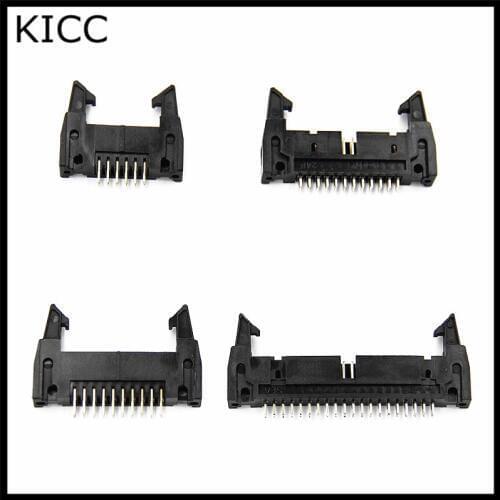 DC2-12P 2.54mm Straight pin Horn hook Ox horn sockets 5Pcs