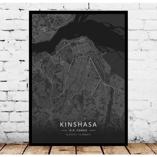 Kinshasa DR Congo Poster