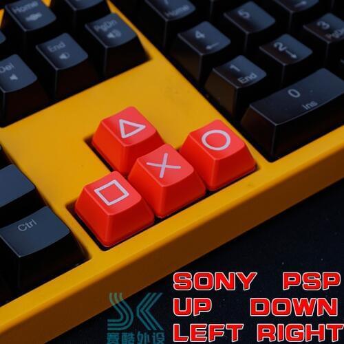 Mechanical keyboard ABS Pervious to light keycap direction key up and down Left right cherry mx arrow keys OEM PSP red black