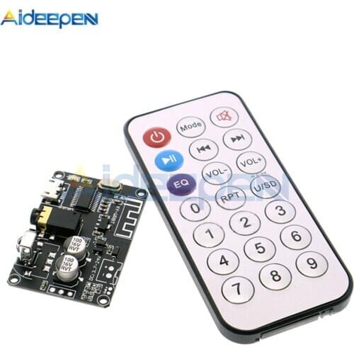 Bluetooth Audio Receiver Board Bluetooth 5.0 MP3 Lossless Decoder Board Wireless Stereo Music Module XY-WRBT With Remote Control