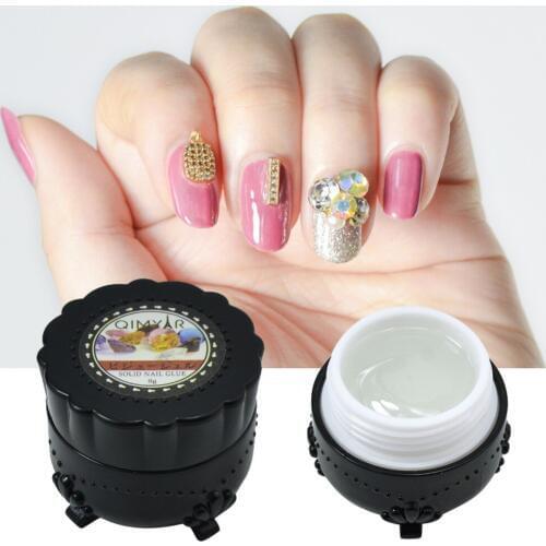 Professional Super Sticky 8g/15g UV Gel Nail Rhinestone Glue Crystal Adhesives LED Transparent Polish Nails Crafts Decor Tools