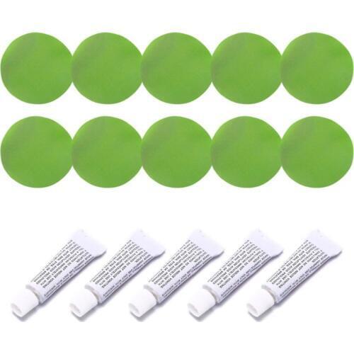 Drop Ship. 5 Set Inflatable Boat Repair Kit PVC Material Adhesive Patches for Waterbed Sofa