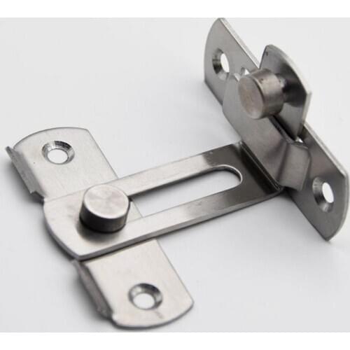 Stainless Steel Right Angle Locking Latch Sliding Barn Door Lock for Door Window 425C