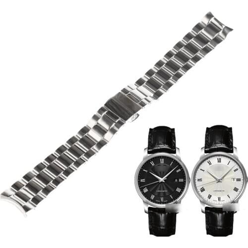 WENTULA watchbands for MIDO M010.408 BELLUNA stainless steel solid band man watch band