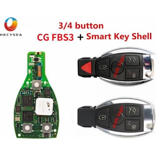 CGDI MB Smart Car Key Keyless Go FBS3 Remote Control 315/433mhz Support W221 W216 W164 W164+ W166 W251 for CGDI MB VVDI2 VVDI MB