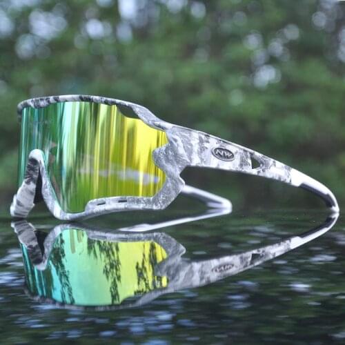 2021 Men Polarized Cycling Glasses Outdoor Sports Cycling Goggles UV400 Eyewear Men Women Unisex Sunglasses 4 Lens