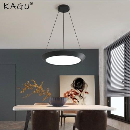 Modern Chandelier Nordic Designer Led Ceiling Chandelier Black Loft Living Room Dining Room Kitchen Interior Pendant Lighting