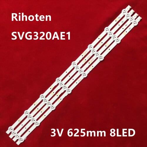 Led backlight screen 1set=4pcs for SONY KLV-32R421A SVG320AE1-REV3-121114 1pcs=62.5CM 8LED