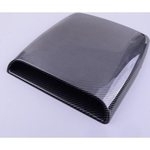 Universal Car Front Air Flow Intake Hood Scoop Vent Bonnet ABS Engine Cover Sticker Decoration