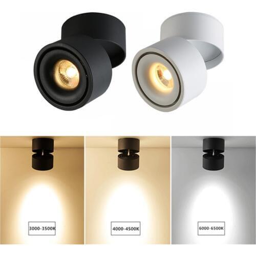 360 Degree Rotatable Surface Mounted Ceiling Downlight 7W 10W 12W 15W LED Ceiling Spot Light for Kitchen Living room Decor