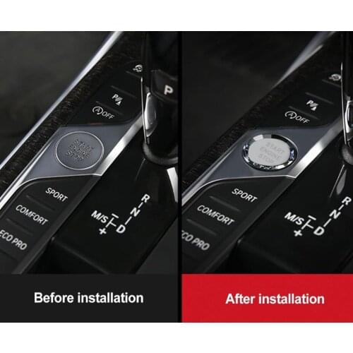 New Diamond Crystal Car ENGINE START STOP Switch Button Replace Cover For BMW 3 Series G20 2019