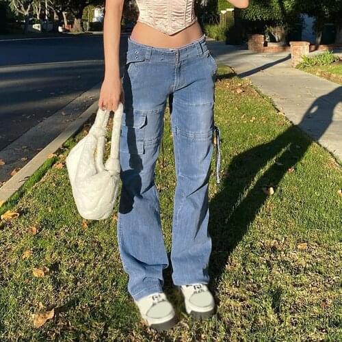 Women Jeans Pants Leisure Loose High Waist Hole Vintage wide leg jeans Women Jean Korean Style All-match Full-length