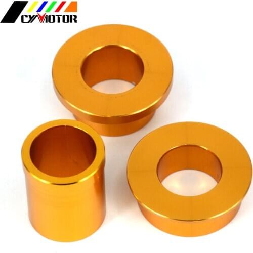CNC Gold Front Rear Wheel Hub Spacer Axle for SUZUKI DRZ 400 DRZ400S DRZ400E 2000 2002 2005 2007 2009 2011 2012 2013 2014-2019