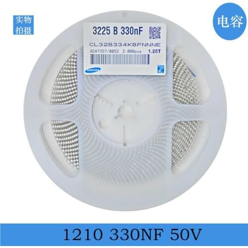 1210 330NF X7R 50V 10% CL32B334KBFNNNE CL32B154KBFNNNE 1210 150NF X7R 50V 10% ceramic chip capacitor