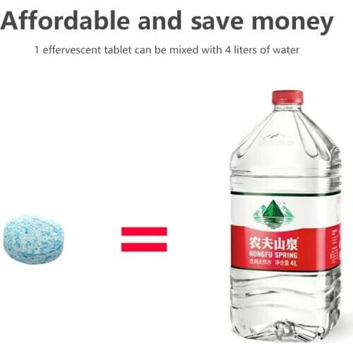 50=200L Multifunctional Effervescent Spray Cleaner Car Windshield Wiper Cleaning Glass Detergent Window Repair Auto Accessories