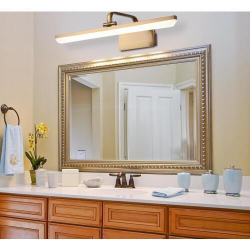 American Mirror headlight Retro Bathroom light European style Mirror cabinet light waterproof fashion LED 220V makeup light