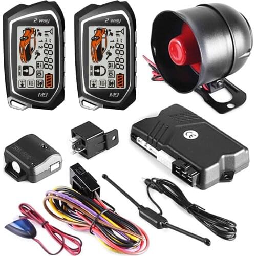 Auto Ignition Remote Starter Engine Keyless Start Stop Two-way Car Alarm With Autostart Central Locking Automation Immobilizer
