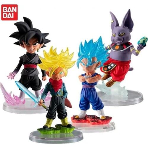 Bandai Genuine Gashapon Ultimate Grade Dragon Ball THE BEST Series 02 Action Figure Model Toys Goku Trunks Vegetto Champa