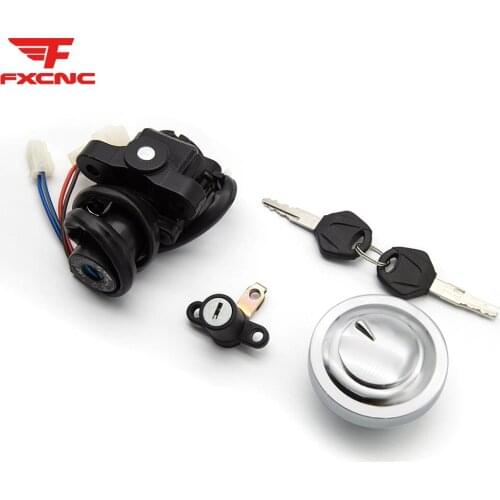 For Yamaha XVS950 2009-2017 Motorcycle Ignition Key Switch Seat Lock Fuel Tank Gas Cap Cover Set For Yamaha XVS950 2009-2017