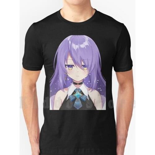 Hoshinova Moona T Shirt Diy Big Size 100% Cotton Hololive Vtuber Anime Hololive Hololive Hololive Inugami Korone Kiryu Coco