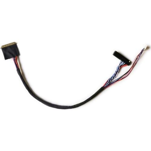 I-PEX 20455-040E LVDS 40-Pin (1ch, 6-bit) signal cable 0.5 mm pitch 250/500mm length for 10.1-17.3 inch LED panel display screen