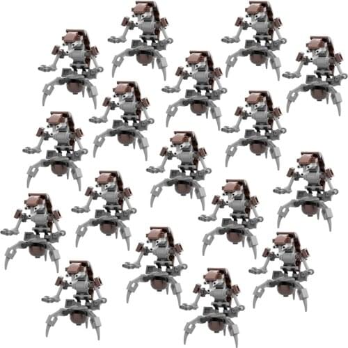 LEQUMOC Space Wars MOC Destroyer Droid Set Movie Robot Army Weapons Creator Expert Assembling Model Bricks Building Blocks Toys