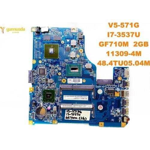 Original for ACER V5-571G laptop motherboard V5-571G I7-3537U GF710M 2GB 11309-4M 48.4TU05.04M tested good free shipping