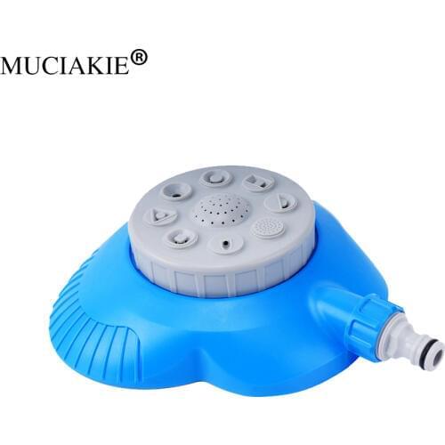 MUCIAKIE 1PC Garden Lawn Sprinkler Automatic Sprinkler Rotary Watering Garden Swing Sprinkler