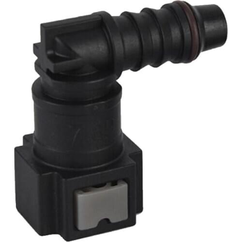 Motorcycle Hose Coupler ID6 Female 7.89mm Elbow Fuel Line Quick Connector E7CA