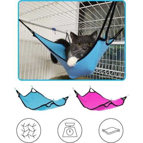 Soft Flannel Cat Swing Bed Cage Hanging Pet Bed House Cat Hammock Kitten Toy Hanging Basket Tapestry For Small Dog Rabbit Chat