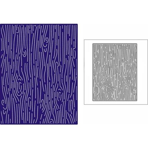 New Spotted Tree Trunk Wood Grain Background Plate 2021 Metal Cutting Dies for DIY Scrapbooking and Card Making Embossing Craft