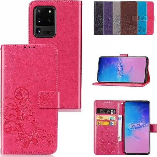 Solid Color Ultra Thin Leather Phone Case For Samsung Galaxy S20 Ultra S10 Lite S9 S8 Plus S7 S6 Edge With Card Slot Cases Capa