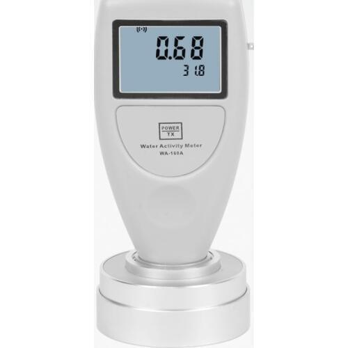 Portable WA-160A Water Activity Meter for Food Water Tester Measurement Backlight LCD Display Accuracy 0.02aw