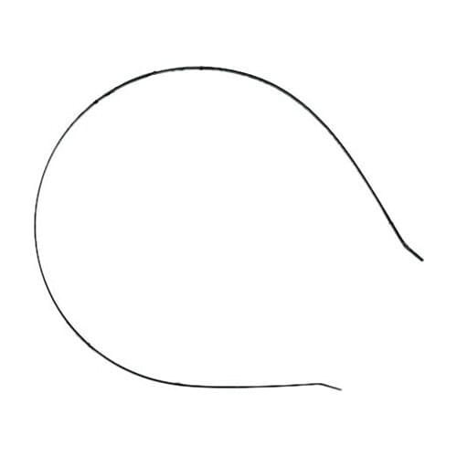 10Pcs 3mm Blank Headbands Metal Hair Band Lots DIY Accessories Black