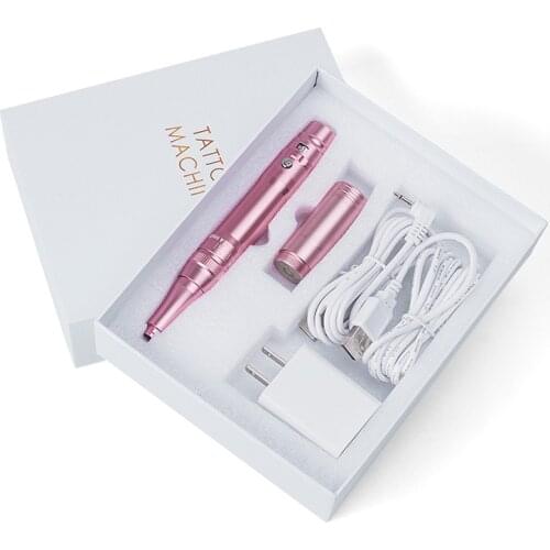 4 Colors Professional Wireless Eyebrow Tattoo Machine Permanent Makeup Eyebrow Lips Machine Pen