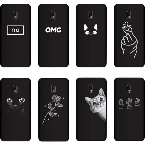 QAQsam Silicone For Nokia 2.2 Case Painting Phone Cover Flower Cat Pattern Matte Funda Cases