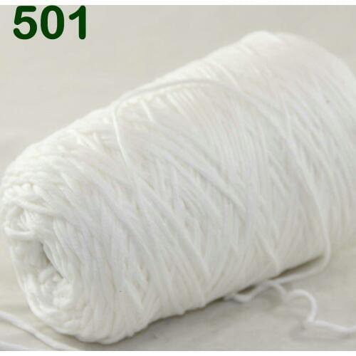 Multi-color optional 1X400g soft sell high quality 100% cotton hand-woven yarn D1