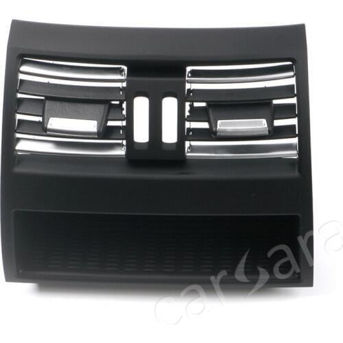 Rear row air vent outlet grill panel for BMW 5 Series F10 F18 high end with chrome plate without electro-thermal switch