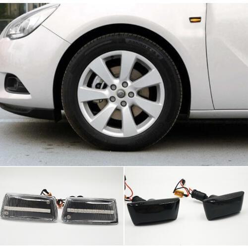 Led Dynamic Turn Signal Light Side Fender Marker Sequential Blinker For Chevrolet Cruze J300 Aveo T300 Orlando For Cadillac BLS