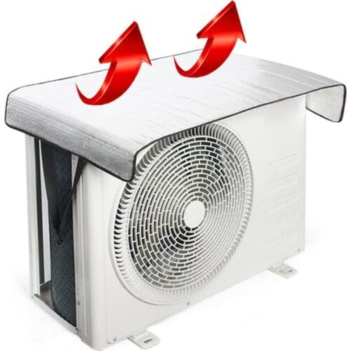 Outdoor Air Condition Heat Insulation Cover Air Conditioner Dust Cover Anti-Snow Sunproof Waterproof Protective Cover