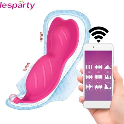 Wearable Vibrating Panties Dildo Sex Toys for Women Bluetooth Vibrator Orgasm Wireless APP Control Vibrators for Couple Sex Shop