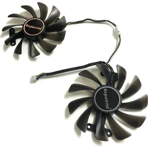 Video fan GTX1070/1080 GPU Alternative Cooler For kuroutoshikou GALAKURO KFA2 GTX1070Ti EX GTX 1080/1070 EXOC Graphics Cards